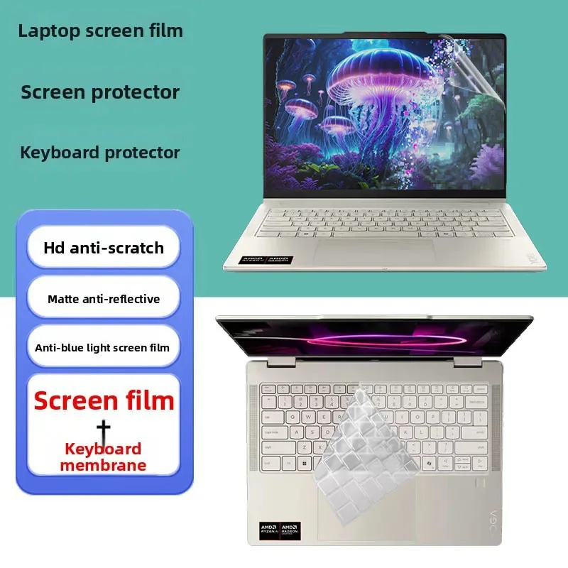 for Lenovo Yoga 7 2-in-1 14IPH11 14AGP11 Keyboard film 14inch notebook HD screen film privacy protection anti-peep film