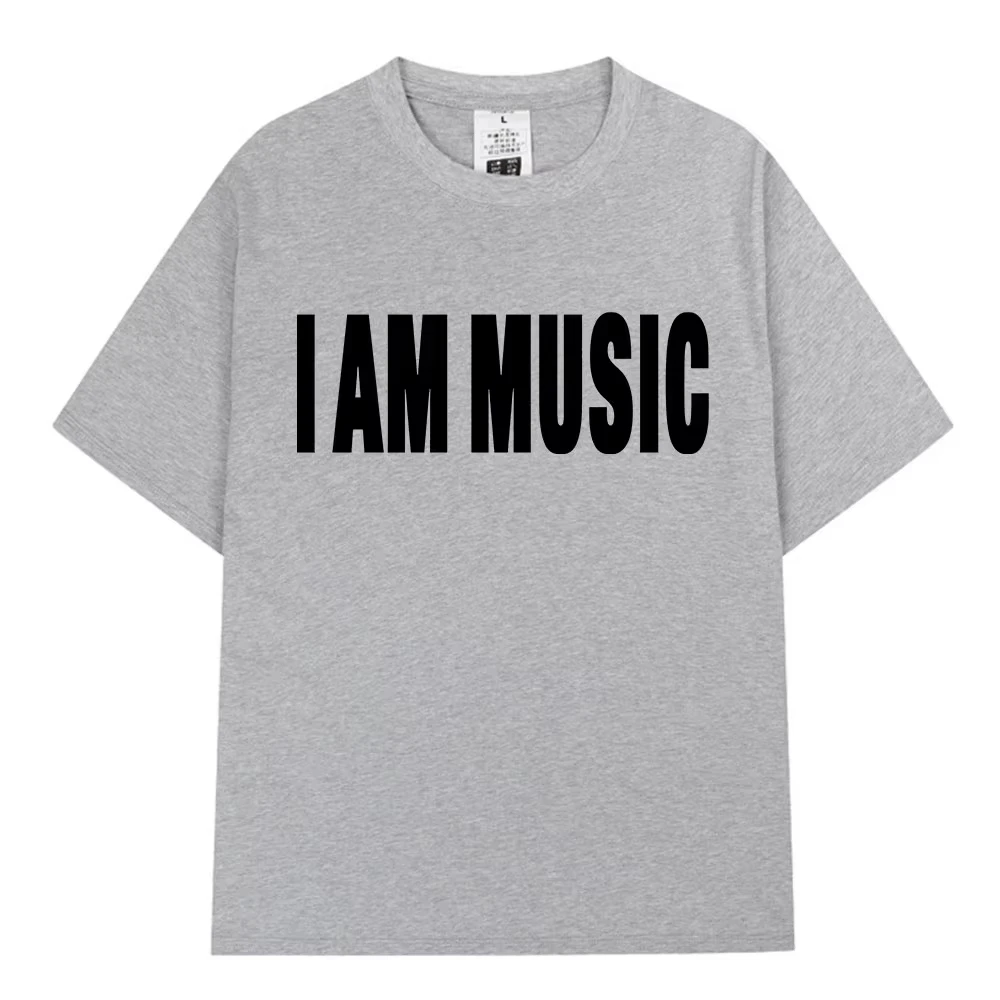 Rapper Playboi Carti Same Style I AM MUSIC Print T-shirts Men Women Fashion Hip Hop Opium T Shirts Cotton T Shirt Tops 2026