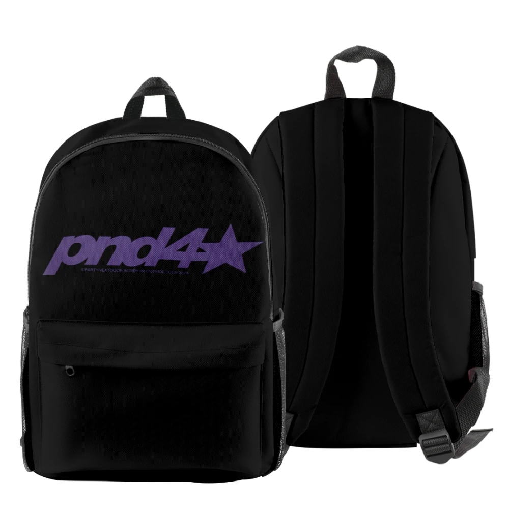 Partynextdoor Pnd Tour 24 Backpack Women Men Shoulders Bag Casual Streetwear Daypack Unisex Travel Bags