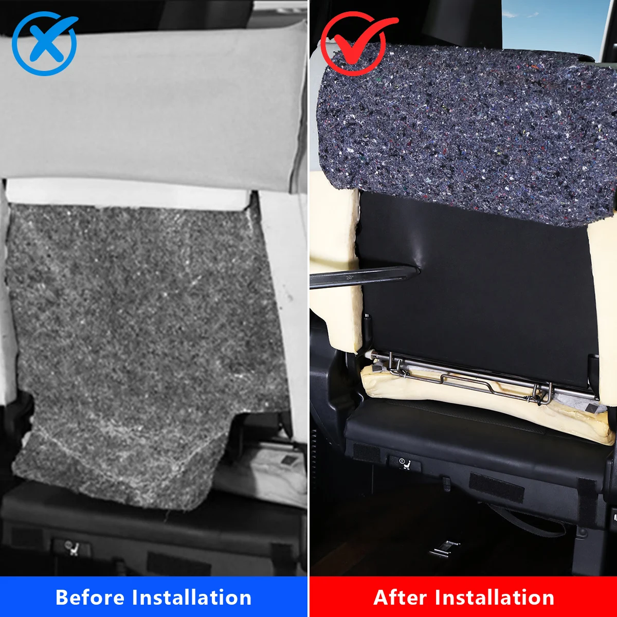 Car Third Row Seatback Protective Panels for Toyota Alphard Vellfire 30 40 Series Manganese Steel Clip Fit Rear Seat Guard 1 Set