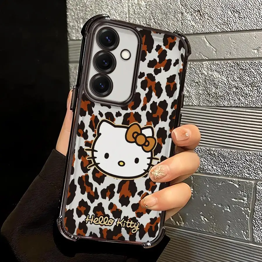 واضح غطاء حافظة لهاتف سامسونج جالاكسي A34 A35 A36 A13 A53 A56 5G A26 A24 A54 A15 A33 A14 A25 A55 A23 كارتون كيتي