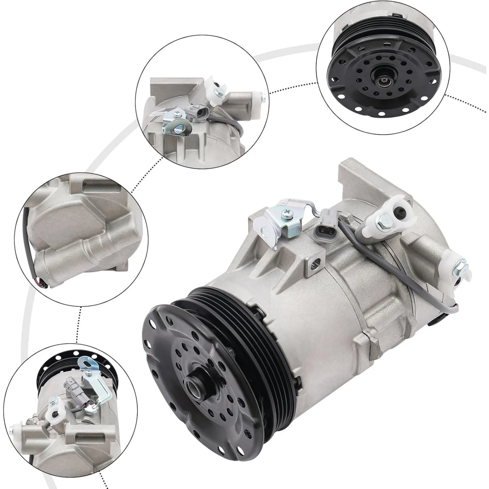 A/C Compressor W/Cl…