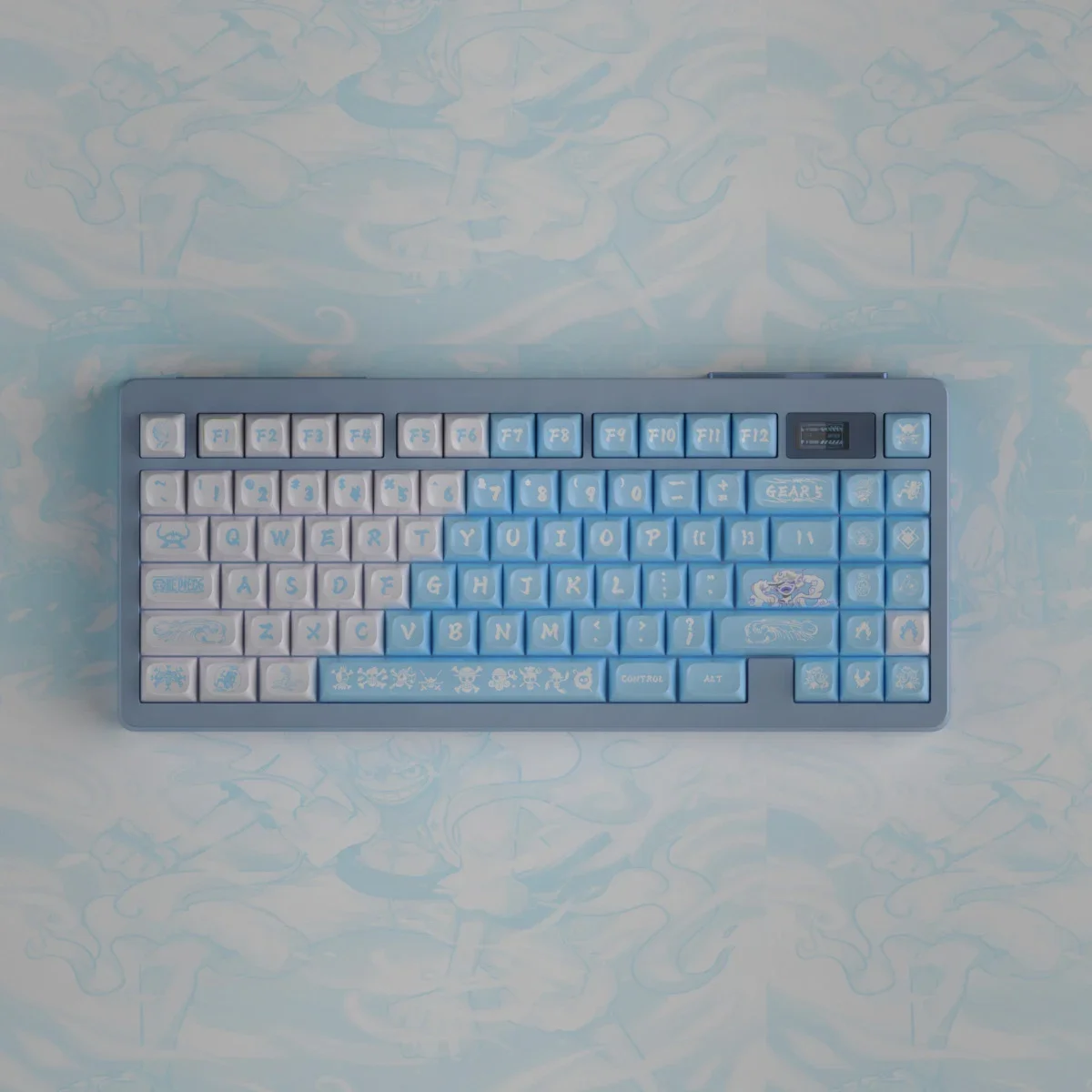 Original theme mechanical keyboard keycaps 156 keys PBT five-sided sublimation URE height