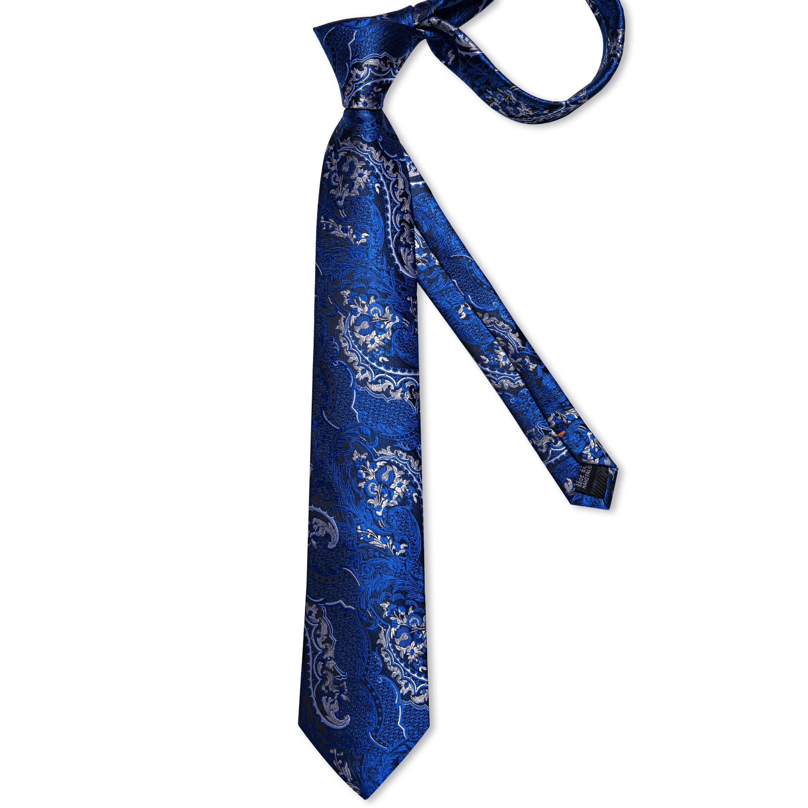 160 cm Langes Herren-Krawatten-Set mit Einstecktuch und Manschettenknöpfen, Hochzeits- und Party-Accessoires, Krawatten, Geschenk für Männer, Großhandel – Detail 13