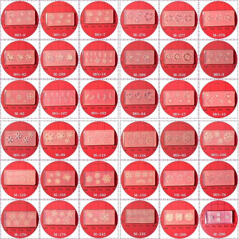 3D ห้ากลีบดอกไม้เล็บแม่พิมพ์ซิลิโคนผสมตกแต่งแม่พิมพ์เล็บเครื่องมือแกะสลักซิลิโคน Drop Shipping