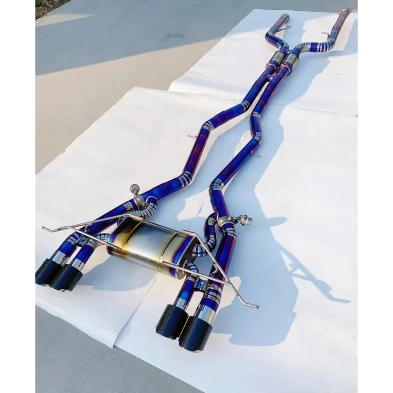 Performance Titanium Alloy Exhaust Catback For BMW M3 M4 G80 G82 Exhaust Pipe System