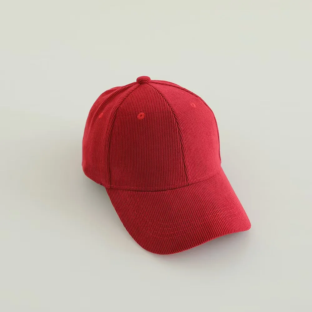 Neue Cord-Baseballkappe, warme Entenschnabelmütze für Herbst und Winter, mehrfarbige modische Sonnenschutz-Hip-Hop-Kappe für Herren und Damen – Detail 12