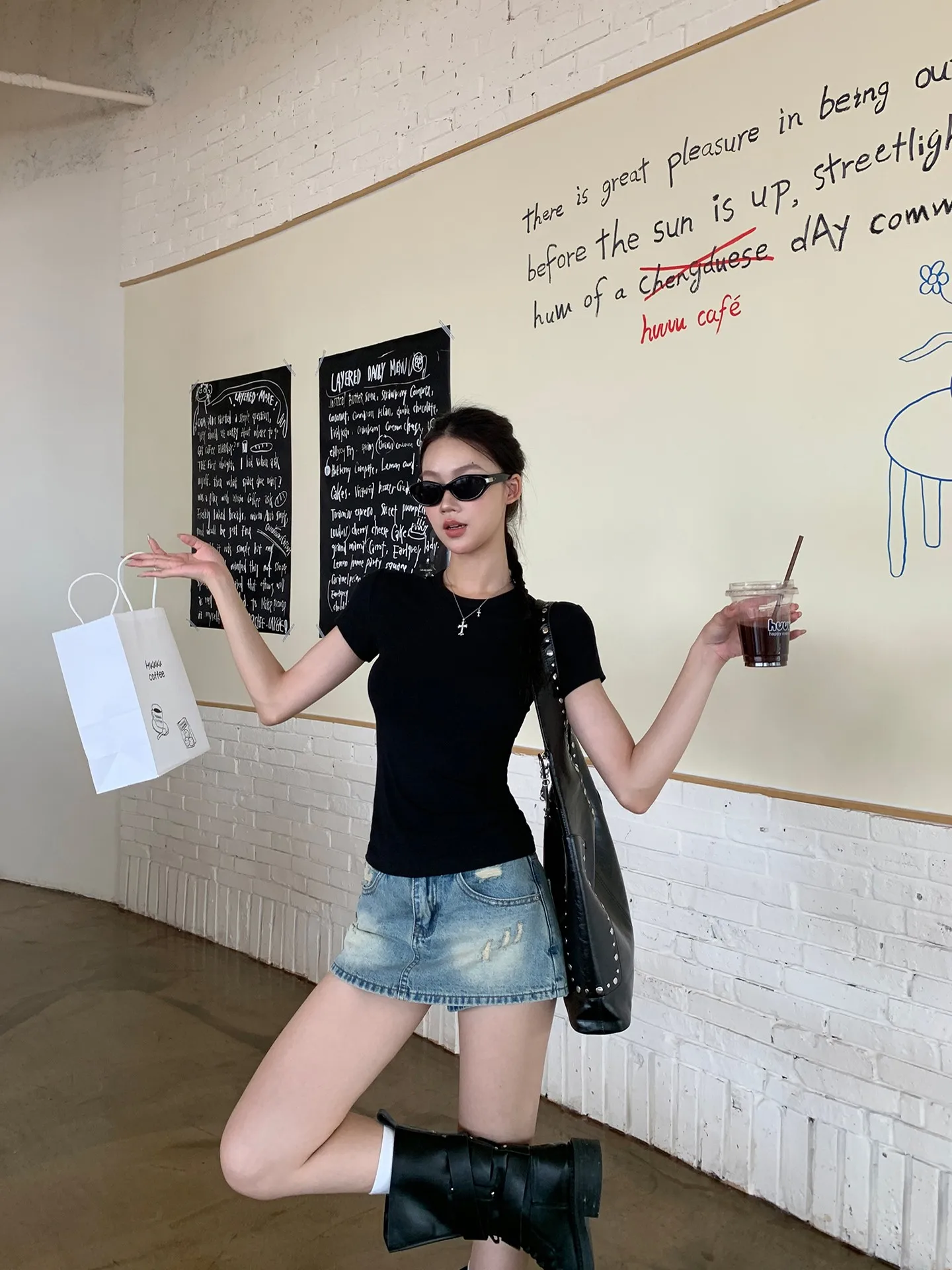 

Blue Denim A-Line Skirt Women's Summer 2026 New Sle Bodycon Cotton ort Skirt Low Waist ket Design Commute Sle