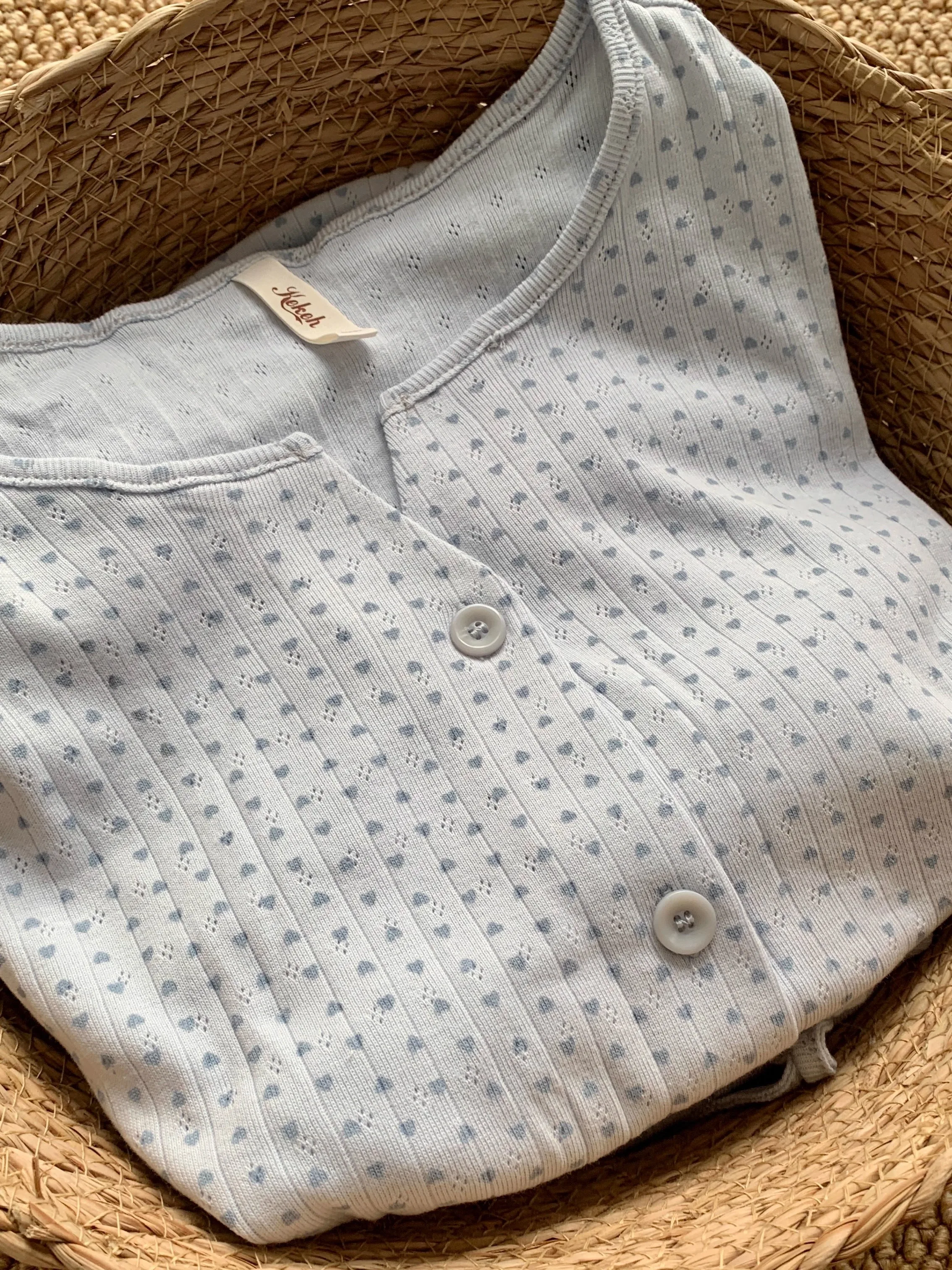 Футболка с длинным рукавом и синим сердцем, комплект брюк, женские футболки на пуговицах + прямые брюки на шнурке, хлопковая домашняя пижама с вырезами, комплекты из 2 предметов