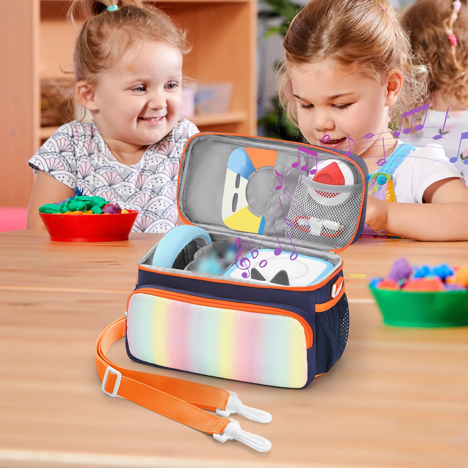 

Дорожный чехол-органайзер для зарядной станции Toniebox 2/1, износостойкий, большой емкости, для аудиоплееров, стартовый набор