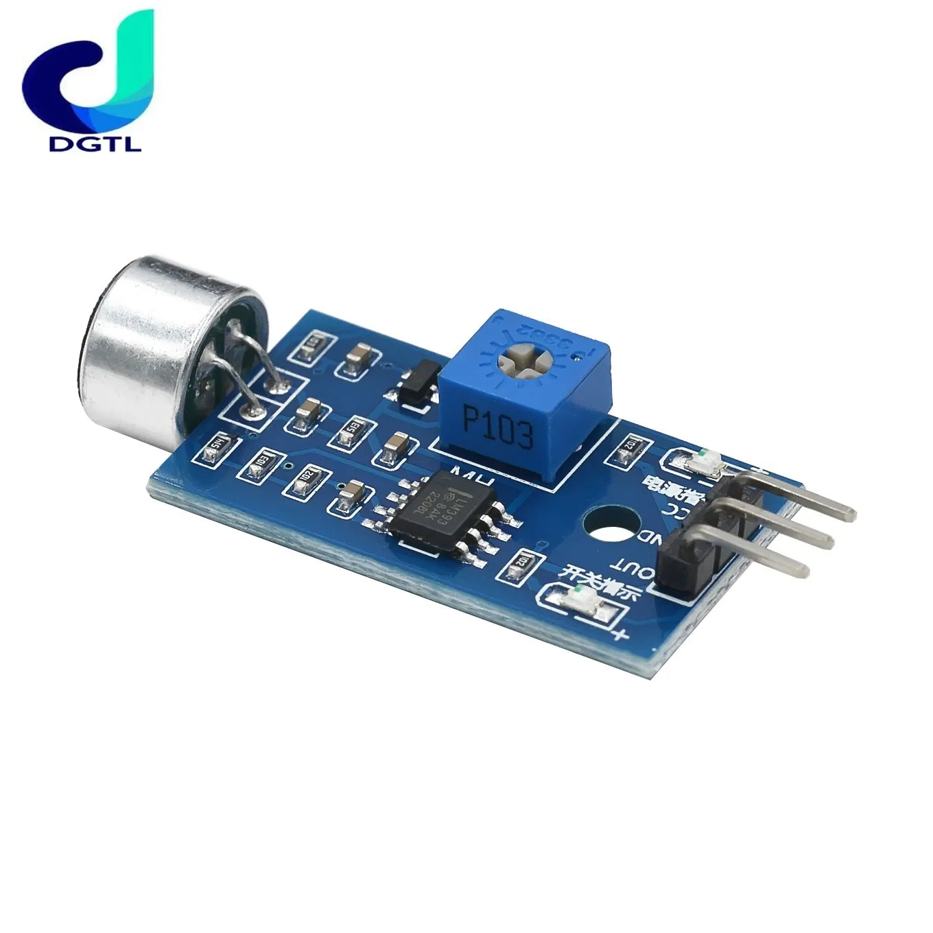 Módulo Sensor De Detecção De Som Para AVR PIC KY-037, Sensor De Detecção De Som, Módulo De Sensor De Som, Alta Sensibilidade