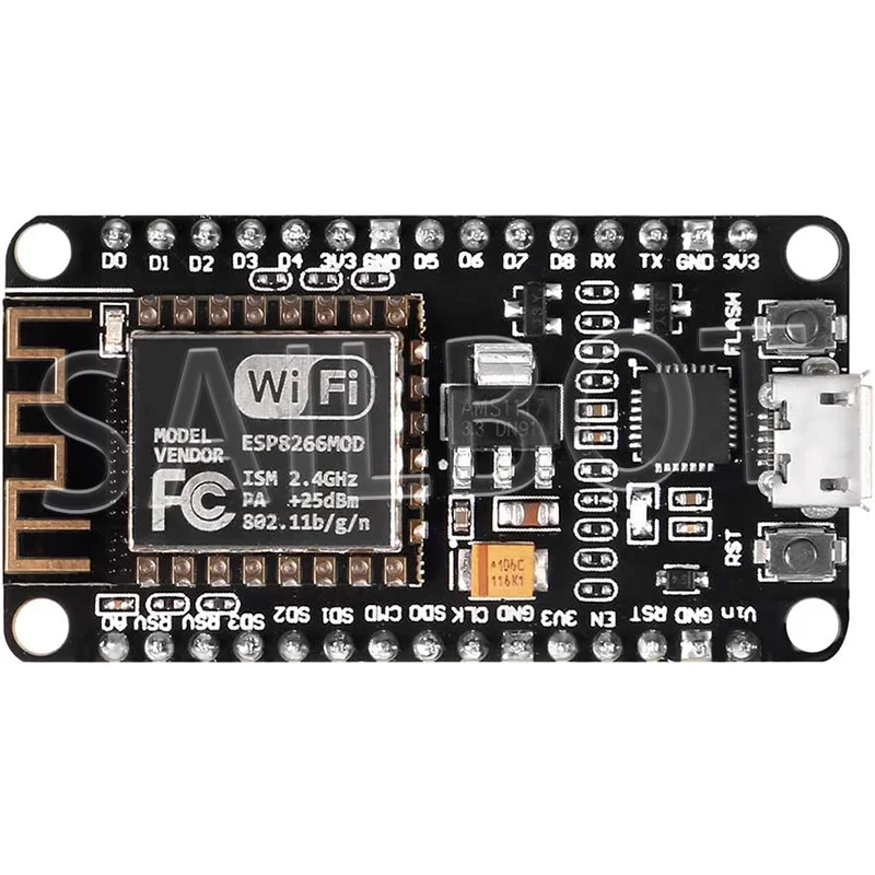 وحدة ESP8266 اللاسلكية CP2102 NodeMcu V2 Lua WIFI إنترنت الأشياء تطوير لوحة ESP8266 ESP-12E مع هوائي PCB