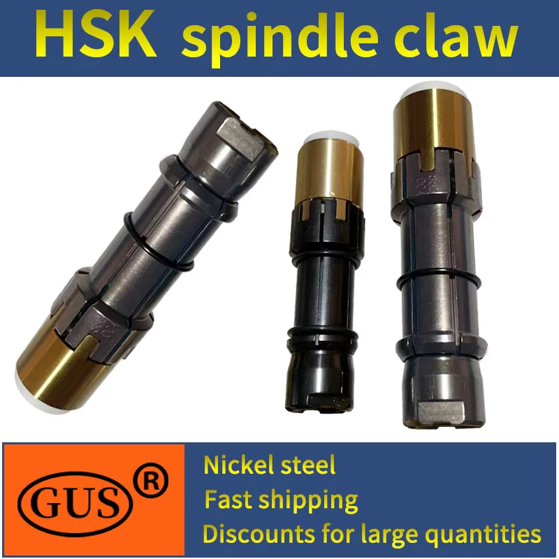 

GUS HSK32 HSK40 HSK50 HSK63 Spindle Gripper Claw Clamp 4 Petal Pull Clamp Tool Five axis machine tool holder CNC Machine Center