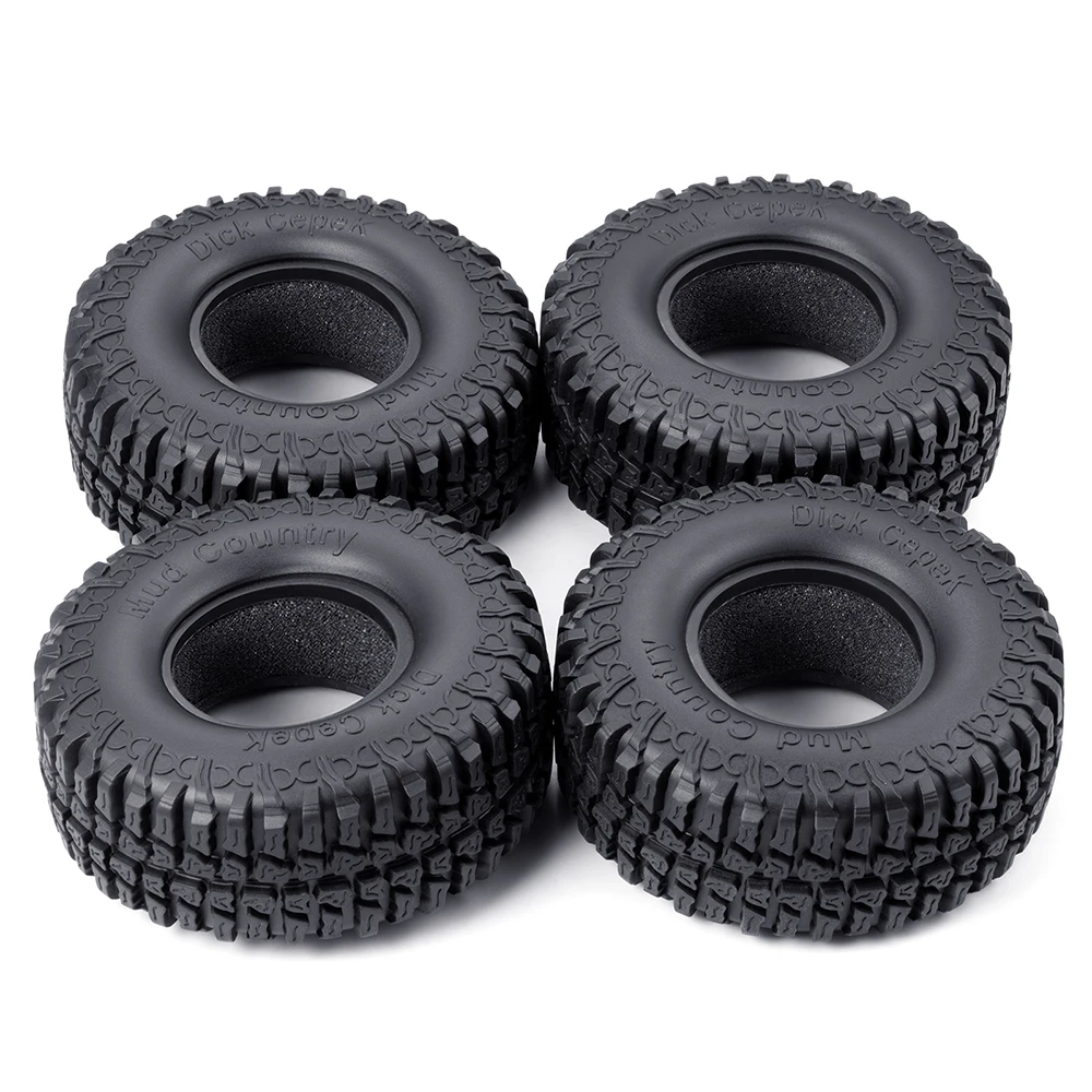 YEAHRUN Pneumatico In Gomma da 1.9 pollici 1.9 "Pneumatici delle Ruote 100x40mm per 1/10 RC Crawler Auto Axial SCX10 Wraith TRX4 TRX6 D90 Parti di Aggiornamento