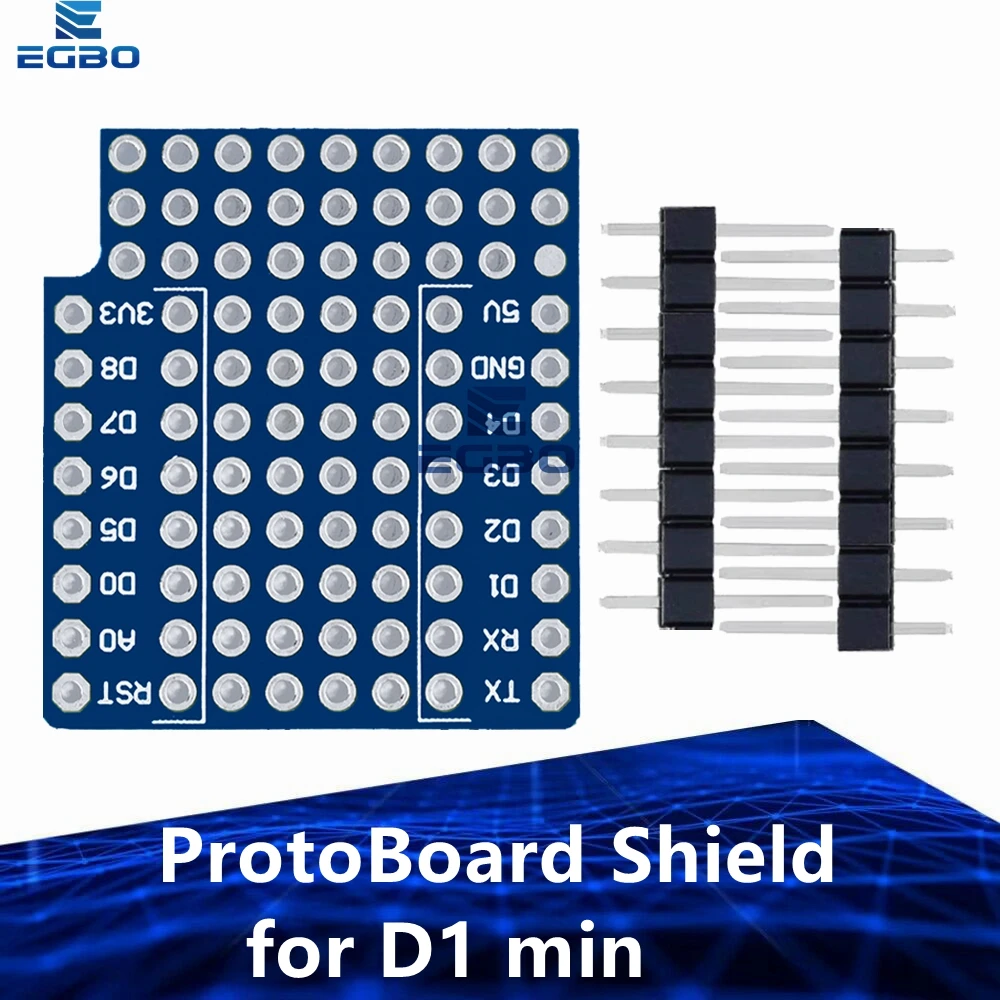 ProtoBoard Shield for  D1 mini double sided perf board Compatible