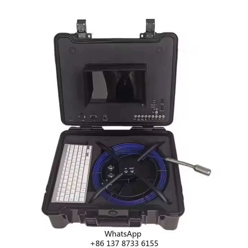 

GV10-3188KCN Hot 50m Pipe Sewer Drain Inspection Camera 512Hz Transmitter Depth Counter 23mm HD Video Camera Pipe Inspection