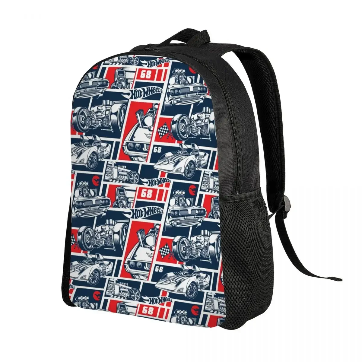 Custom Hot-Wheels Racing Tracks Travel Backpack Women Men School Laptop Bookbag College Student Daypack Bags