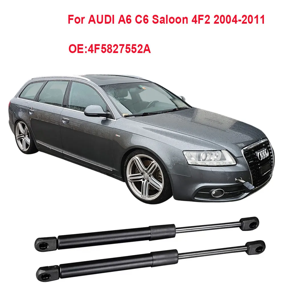 2PCS Rear Tailgate Boot Trunk Gas Spring Struts For AUDI A6 C6 Saloon 4F2 2004 2005 2006 2007 2008 2009 2010 2011