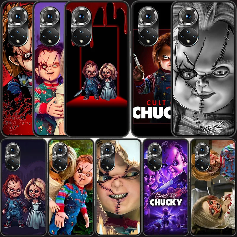 Chucky Doll Horror Movie Phone Case For Honor 50 20 Pro 1020i 10 9 Lite 9X 8A 8S 8X 7S Huawei P SmartZ 2021 Y5 Y6 Y7 Y9 Cover