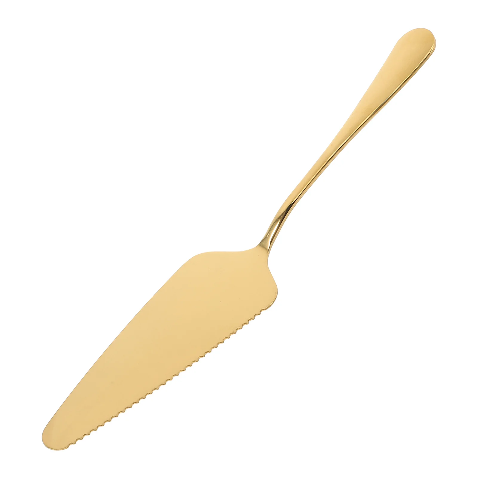 

Stainless Steel Cake Shovel Baking Tool Purple Serrated Edge Easy Wash Clean Long Lasting Use Wedding Gift Cake Shovel