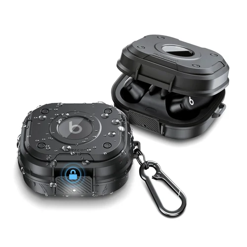 Para Beats Powerbeats Pro 2 funda protectora para auriculares para Powerbeats Pro 2 2025 funda de transporte con llavero mosquetón