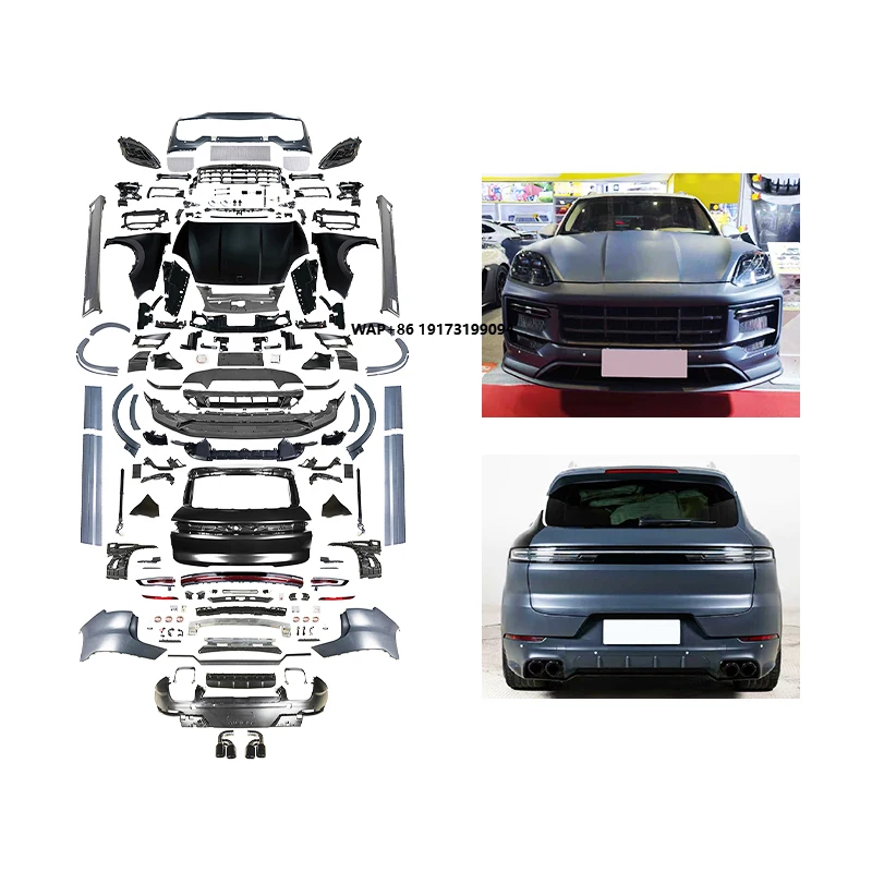New 2011-2017 for  Front & Rear Bumpers Headlights Taillights GTS Body Kit with Fog Light Bolt-On Universal Fitment
