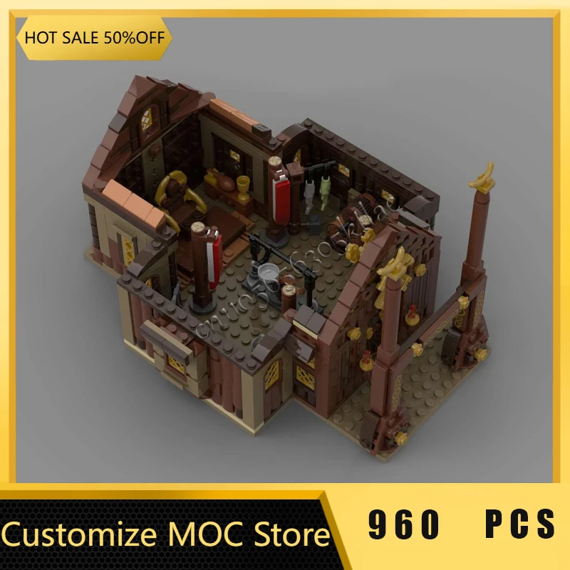 960 قطعة MOC الإبداعية منزل صغير وحدات نموذج اللبنات مجموعات التعليم لتقوم بها بنفسك تجميع الطوب لعب الأطفال هدايا عيد الميلاد #5