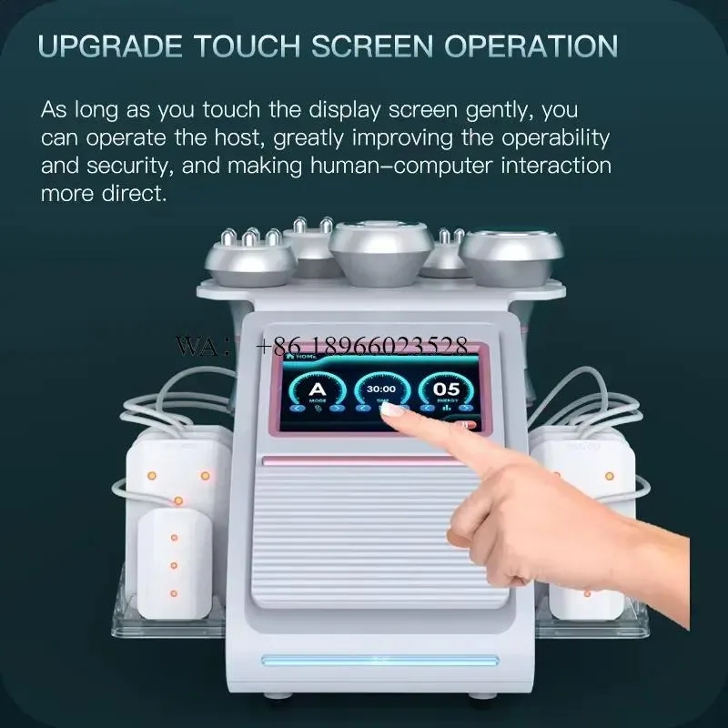 WMWMNU Portable Ultrasound Body Relax Instrument Dual Channel Control for Full Body Soft Care