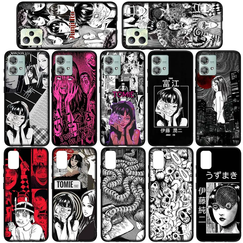 Tomie Anime Girl Junji Ito Collection Phone Cover Case for Xiaomi Redmi Note 13 13C A3 A3X Mi POCO F6 F5 X6 Pro Soft Coque