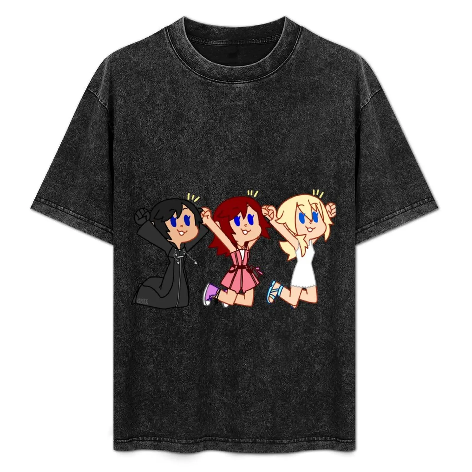 Футболка Xion Kairi & Namine Positivity для бега с короткими рукавами