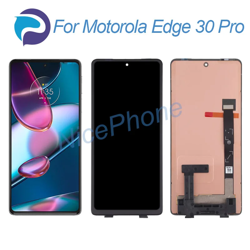 

for Motorola Edge 30 Pro LCD Display Screen 6.7" XT2201-1 For Moto Edge 30 Pro Touch Digitizer Assembly Replacement