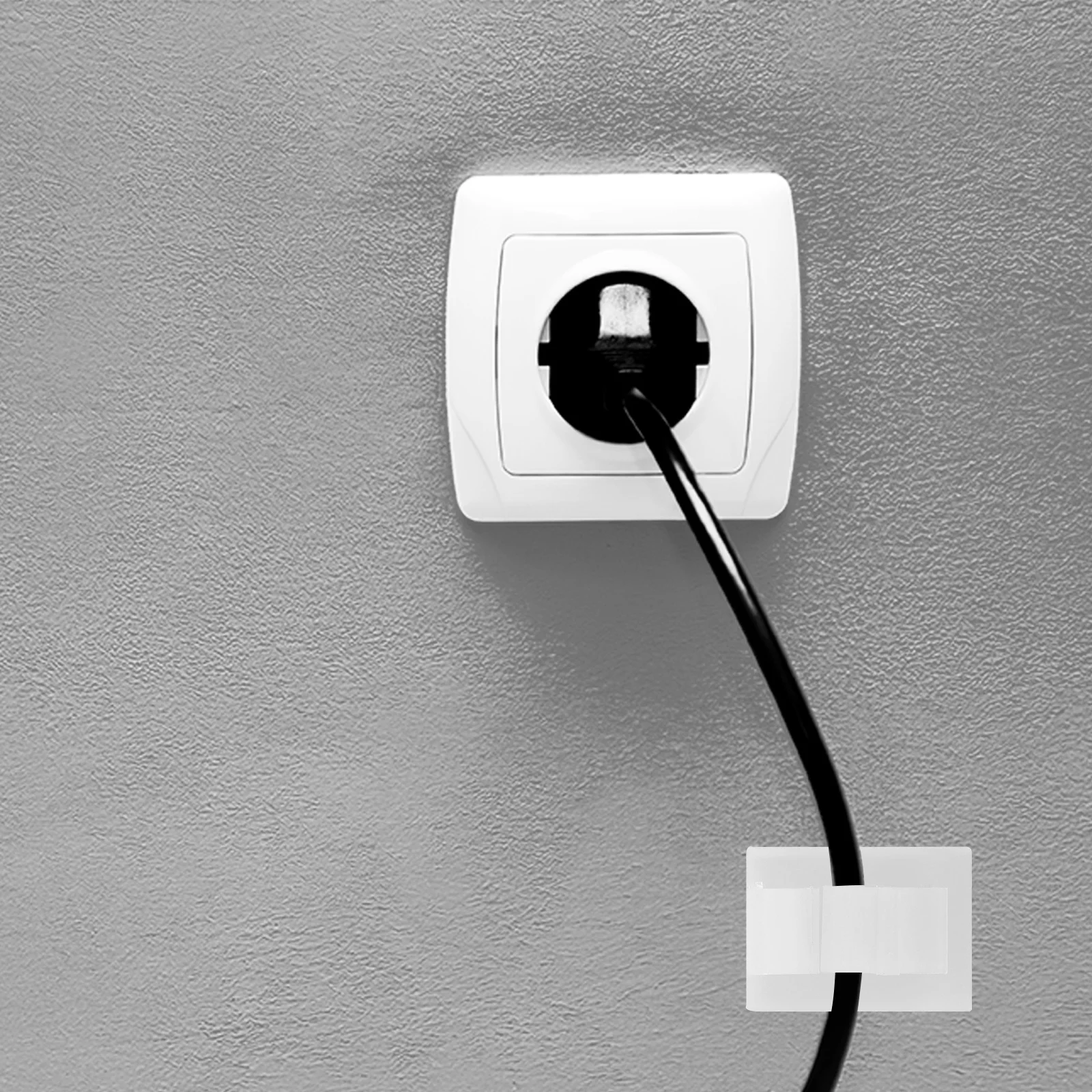 

100Pcs Cord Holder Clips Cable Clips Organizer Adhesive Wire Management for Desk Cord Control Solution Cable Organizer