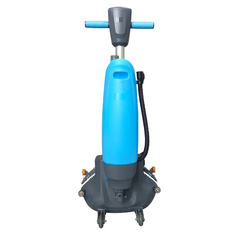 Tile Epoxy Floor Electric Battery Auto Small Micro  Scrubber Mop Cleaning Machine