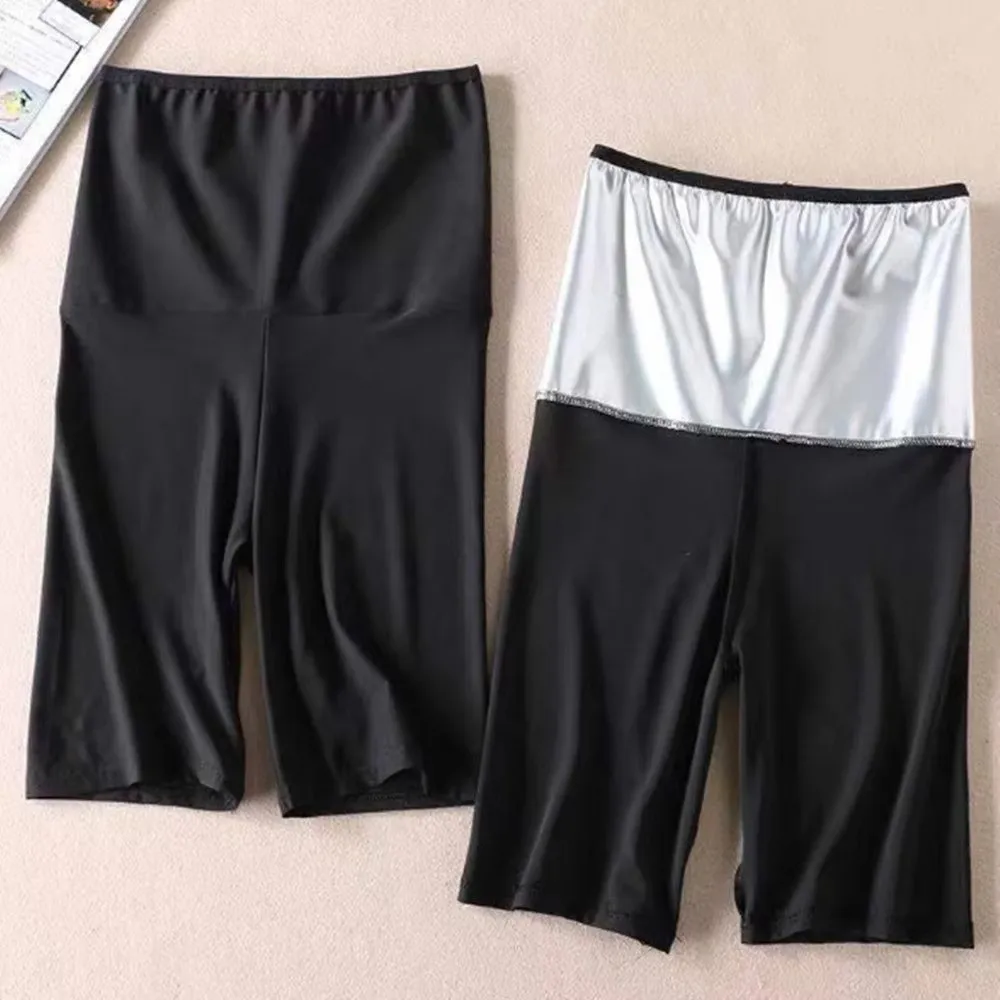 High Waist Shapewear Sweat Pants Hot Thermo Stretch Fabric Women Fitness Leggings Waist Trainer Compression Design