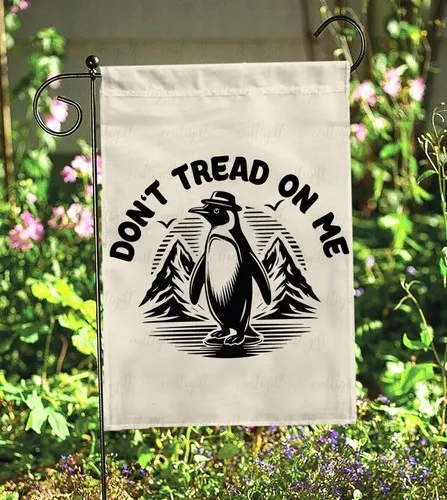 Don’t Tread On Me Double-sided Flag, Love Penguins Don't Tread On Me Flag XXH LLP LLX uui