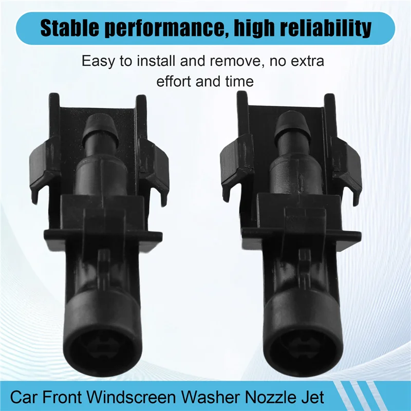 

A82M-2Pcs Car Front Windscreen Washer Nozzle Jet 76810-TA0-A01 For Honda Accord CRV Hood Windscreen Washer Spray Jet