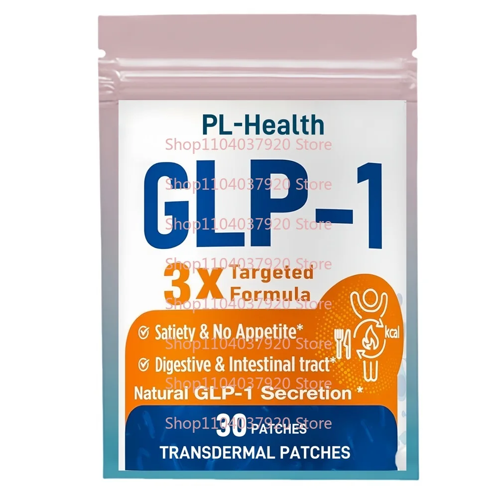 

30 Patches GLP-1 Transdermal Patches for Women & Men with Akkermansia Probiotic for Metabolism, Digestive & Gut Health