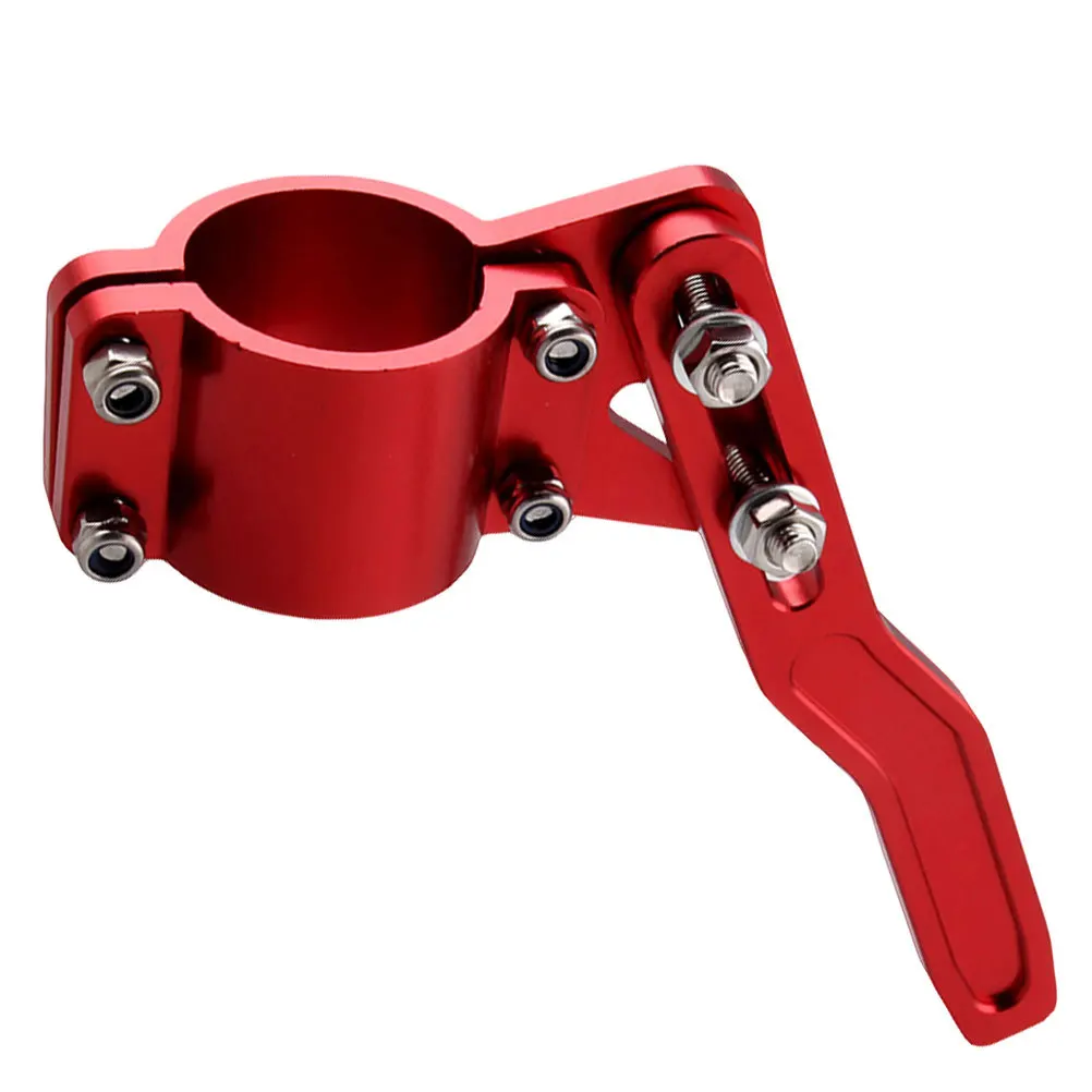 

Durable Red Signal Lever Pole Kit for Car Auto Easy to Install Aluminum Alloy Quick Toggle Wheel Turn Rod Extension