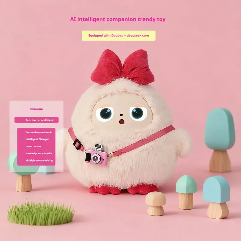Cartoon Educational Robot WiFi Rechargeable Smart Toy for Kids Early Learning Emotional Intelligence Development