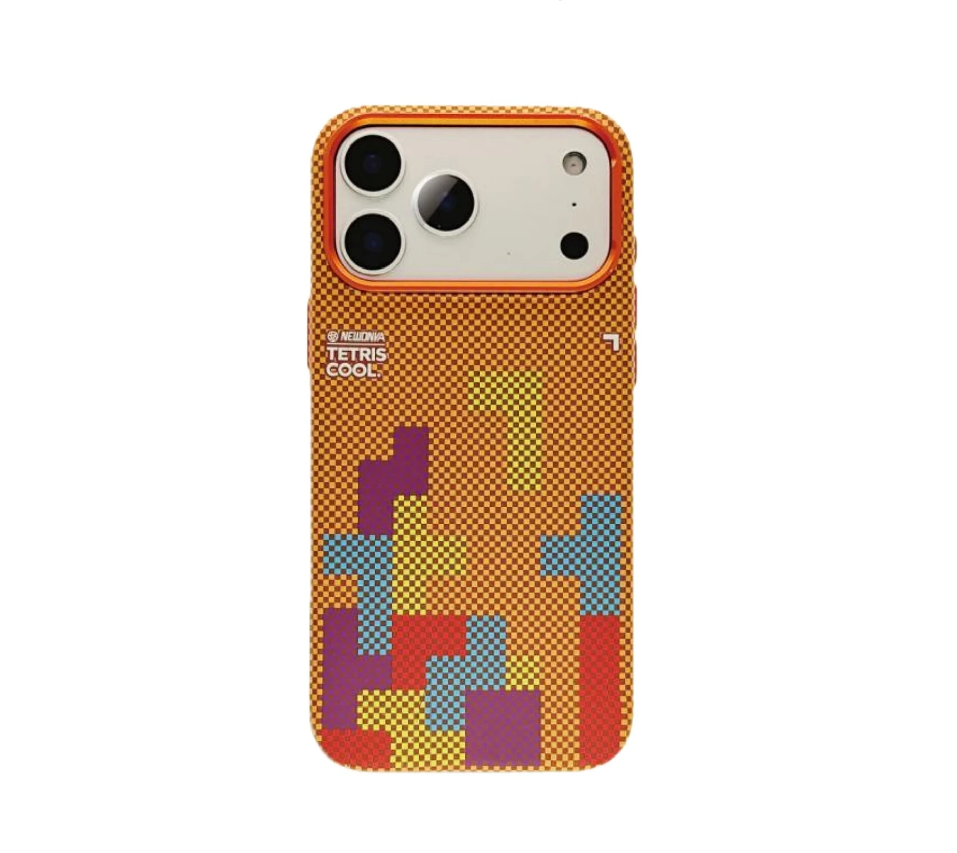 Coque rigide en alliage ultra-fine en fibre de carbone avec texture en relief pour iPhone 17 16 15 14 Pro Max, compatible MagSafe et recharge sans fil, protection d'objectif