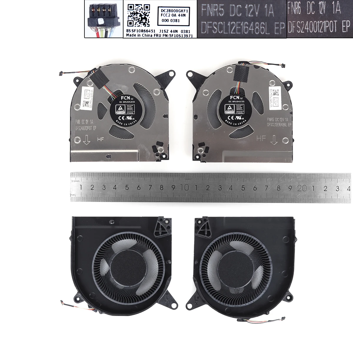 

Laptop Cooling Fan for Lenovo R9000X S7-15ACH6 S7-15IMH05 2021 12V（L+R,ORG）