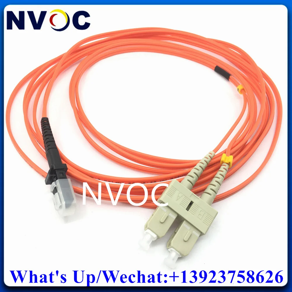 5pcs-1m-mtrj-female-male-to-st-sc-lc-fc-multimode-om1-625-125-18mm-duplex-lszh-orange-mm-dual-fiber-patch-cord-cable-connector