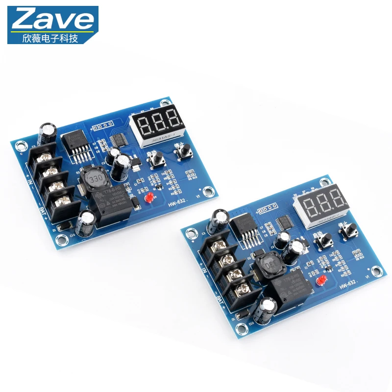 XH-M603 Charging Control Module 12-24V Storage Lithium Battery Charger Control Switch Protection Board With LED Display NEW