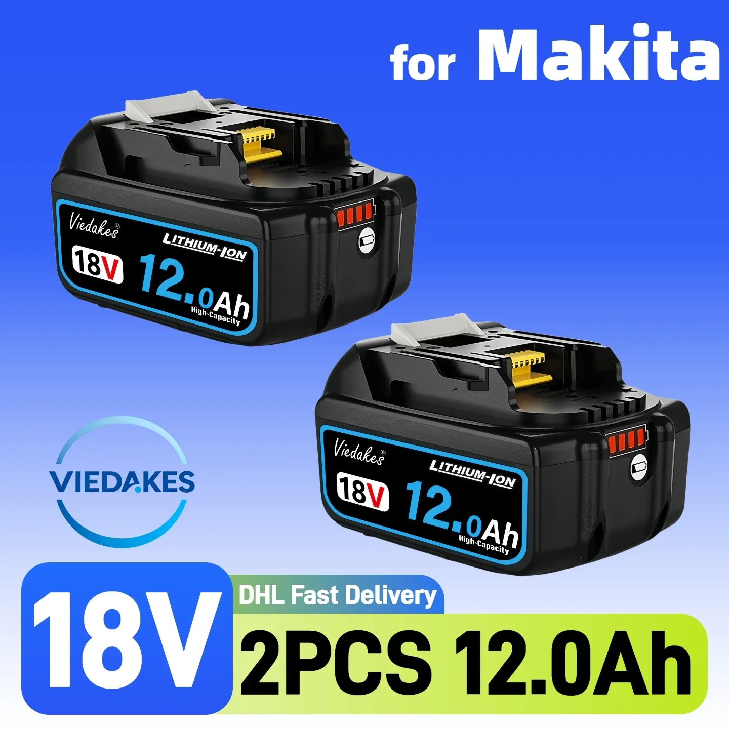 

️☑CE certified 18v 8AH/10AH/12AH Rechargeable original Battery◈ for makita drill DTD173 DDF487 DGA404 DJV182 HR140Z DTW700☩