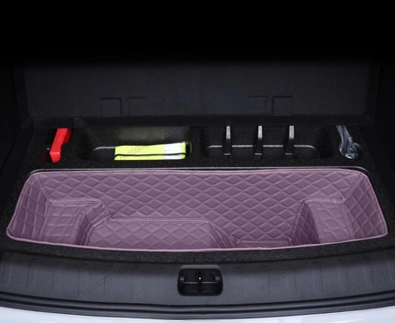 حصيرة صندوق السيارة وسادة التخزين تعديل الزخرفية BasePanel مقصورة التخزين السفلي TrayBox مقاوم للماء ل Leapmotor C10 2026 2025 2024