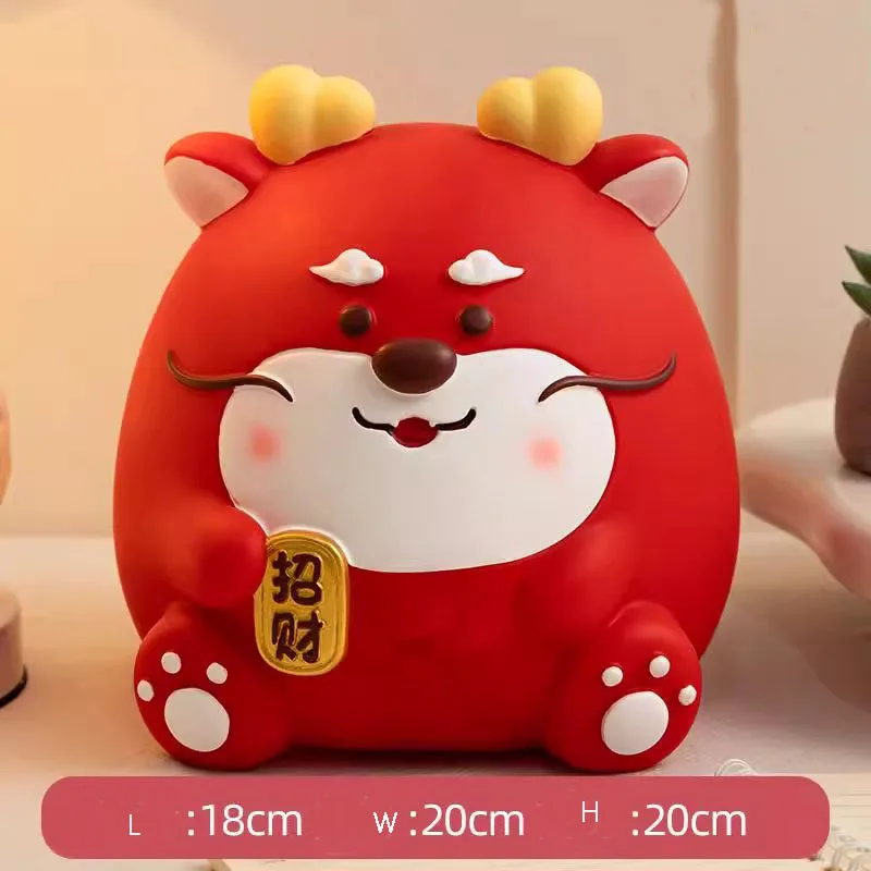 الأطفال أصبع البنك الكتابة على الجدران الإبداعية Kawaii حصالة السيراميك عشية عيد الميلاد هدية عيد الميلاد تمثال ديكور المنزل #6