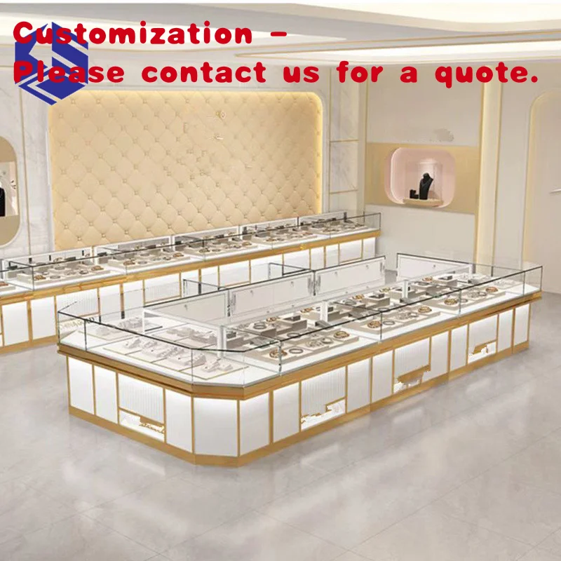 Custom.عرض متجر خزائن عرض المجوهرات حسب الطلب #1