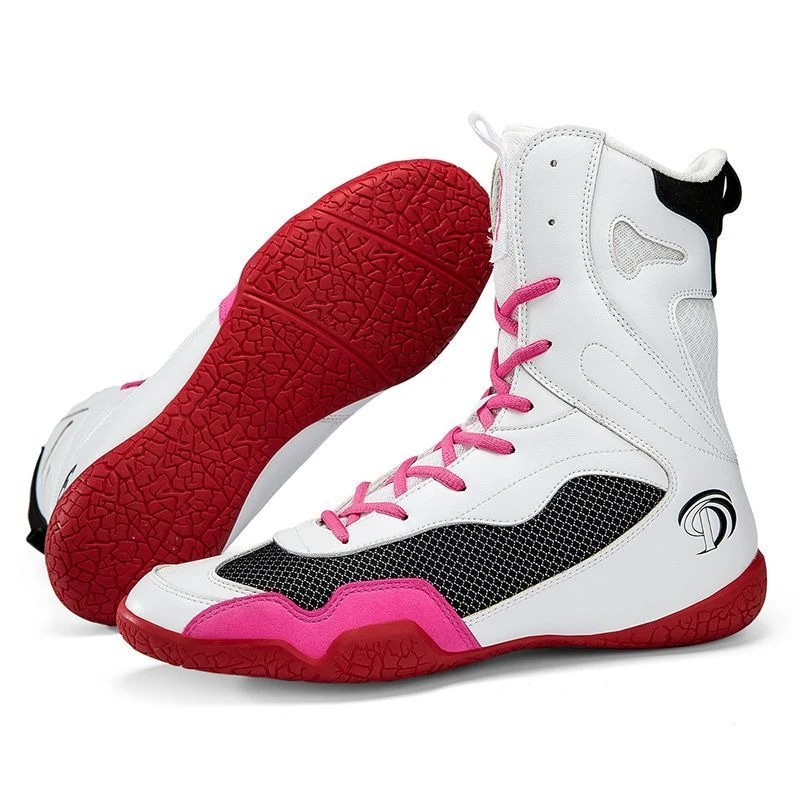 

2025 New Cool Men Wrestling Shoes Man Professional Gym Training Shoe Non-Slip Wrestling Sneakers for Men Fighting Shoe