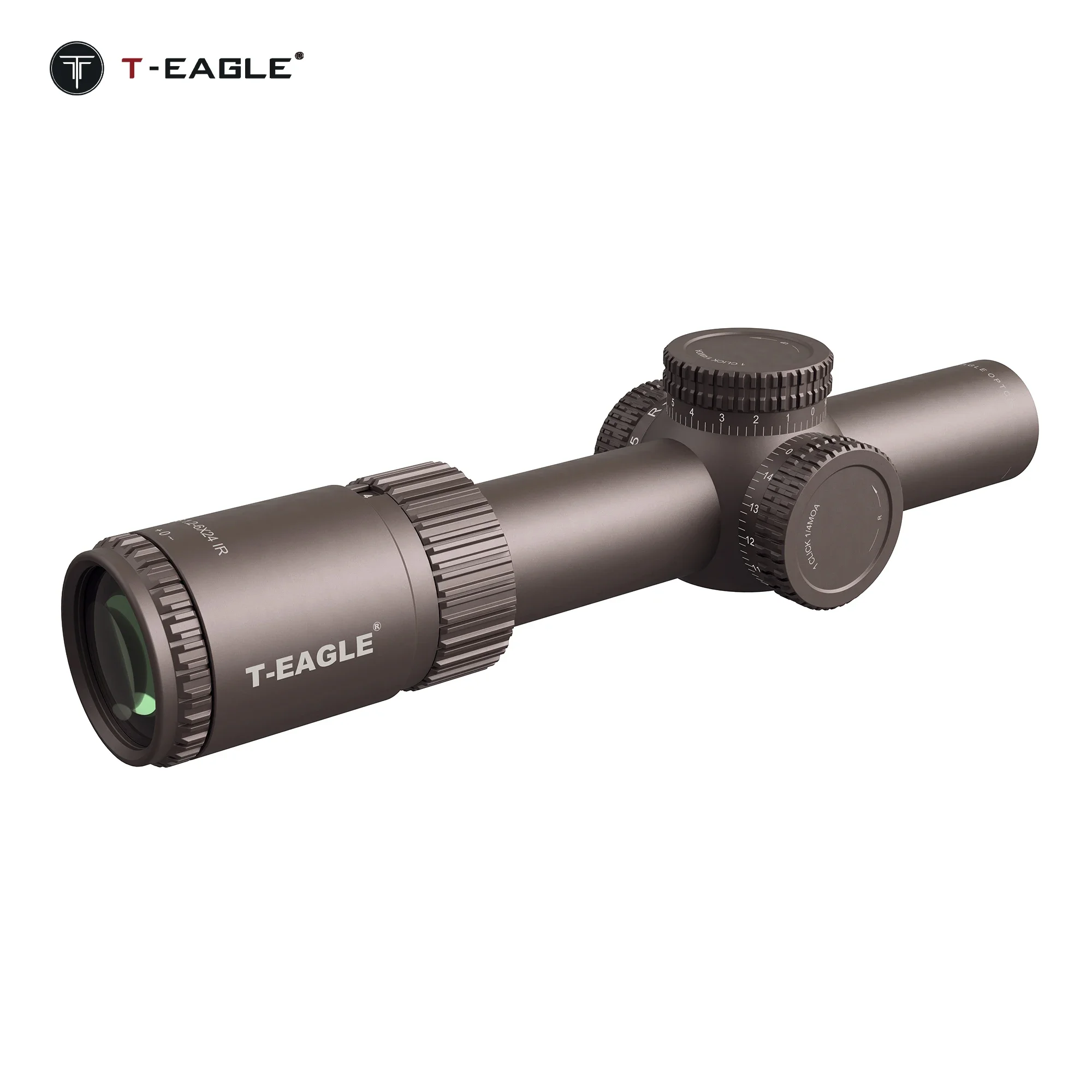 T-EAGLE EOS 1.2-6 X24 IR التكتيكية قصيرة Riflescope للصيد نطاق بندقية LPVO مع الضوء الأحمر الأخضر Aisoft Lunetas يناسب Carbine #6