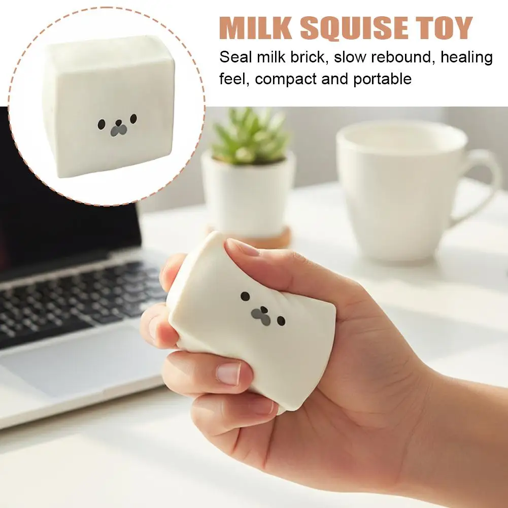 Cartoon Anime Figure Squishy Stress Relief Squeeze Toy Block Seal Design Cartoon Toys Rebound Decompression Toy Birthday Gifts